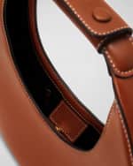 Image 5 of 6: STAUD Moon Leather Hobo Bag
