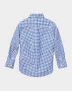 Image 2 of 2: Ralph Lauren Childrenswear Poplin Woven Gingham Sport Shirt, Size 2-7