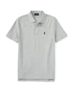 Image 1 of 2: Ralph Lauren Childrenswear Boy's Short-Sleeve Logo Embroidery Polo Shirt, Size 2-7