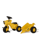 Image 2 of 2: Kettler CAT 3-Wheel Tricycle Tractor with Trailer