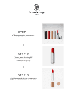 Image 4 of 5: La Bouche Rouge Leather Lipstick Case