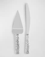 Image 4 of 4: Michael Aram Heart Wedding Cake Knife & Server Set
