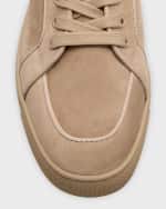 Image 4 of 6: Christian Louboutin Men's Rantulow Orlato Velour Low-Top Sneakers