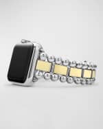Image 1 of 5: LAGOS Smart Caviar Two Tone 38mm Apple Watch Bracelet