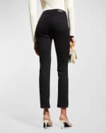 Image 4 of 6: AG Jeans Mari High-Rise Slim Straight Jeans