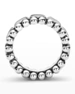 Image 3 of 5: LAGOS Caviar Spark Diamond Classic Band Ring, Size 6-8