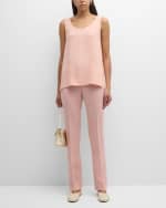 Image 2 of 6: Lafayette 148 New York Finnley Scoop Neck Tank