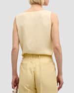 Image 5 of 6: Lafayette 148 New York Finnley Scoop Neck Tank