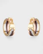 Image 3 of 5: Boucheron Quatre 18K Gold Classique Hoop Earrings