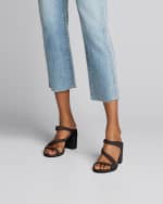 Image 2 of 4: Carrie Forbes Salah Woven Raffia Sandals