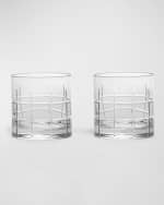 Image 1 of 2: Orrefors Street 8 oz. Old Fashioned Glasses, Set of 2