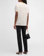 Image 4 of 6: Co Cashmere Short-Sleeve T-Shirt