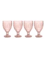 Image 1 of 3: Fitz & Floyd Trestle Goblets, Set of 4