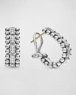 Image 1 of 5: LAGOS Caviar Spark Diamond Huggie Earrings