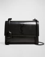 Image 1 of 5: Saint Laurent Sunset Medium YSL Crossbody Bag in Smooth Leather
