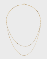 Image 1 of 5: LANA 14k Tiered 2-Strand Necklace