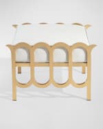 Image 3 of 4: Savannah Collection Ottoman