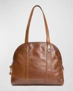 Image 1 of 4: Frye Melissa Domed Satchel Bag