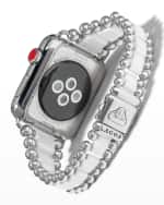 Image 3 of 5: LAGOS Smart Caviar White Apple Watch Bracelet, 42mm-49mm