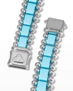 Image 5 of 5: LAGOS Smart Caviar White Apple Watch Bracelet, 42mm-49mm