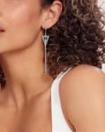 Image 2 of 5: LAGOS Signature Caviar Triangle Circle Drop Earrings