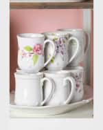 Image 2 of 5: Juliska Berry & Thread Floral Sketch Mug - Cherry Blossom