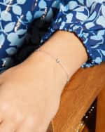 Image 2 of 5: Roberto Coin 18k Gold 5-Diamond Station Bracelet