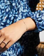 Image 5 of 5: Roberto Coin 18k Gold 5-Diamond Station Bracelet