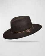 Image 3 of 3: Worth & Worth by Orlando Palacios Men's Beaver Felt Fedora Hat
