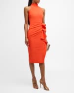 Image 5 of 6: Chiara Boni La Petite Robe Sleeveless Halter Ruched Dress