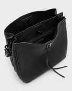 Image 5 of 6: Rebecca Minkoff Darren Leather Hobo Bag