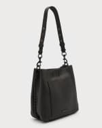 Image 4 of 6: Rebecca Minkoff Darren Leather Hobo Bag