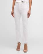 Image 2 of 6: MOTHER The Hustler Ankle Fray Jeans