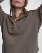 Image 5 of 5: Varley Vine Oversized 1/2-Zip Pullover Sweatshirt