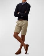 Image 3 of 4: Ralph Lauren Purple Label Men's Solid Chino Shorts