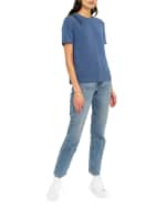 Image 3 of 4: Sol Angeles Eco Slub Wide-Hem Tee