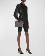 Image 5 of 5: Saint Laurent Envelope Triquilt Medium YSL Shoulder Bag in Grained Leather