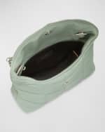 Image 5 of 6: Saint Laurent Lou Puffer Toy YSL Crossbody Bag in Quilted Leather