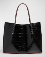 Image 1 of 6: Christian Louboutin Cabarock Small in Alligator Embossed Leather