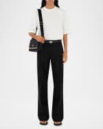 Image 5 of 5: Burberry Note Medium Leather & Vintage Check Crossbody Bag