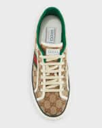 Image 2 of 6: Gucci Men's Tennis 1977 GG Canvas Sneakers