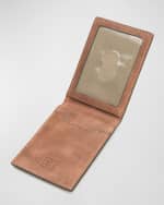 Image 2 of 3: Frye Men's Holden Burnished Leather Folded Card Case