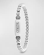 Image 4 of 5: LAGOS Signature Caviar XOXO Stretch Bracelet