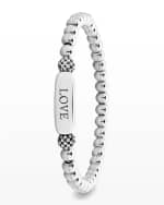 Image 4 of 4: LAGOS Signature Caviar Love Stretch Bracelet