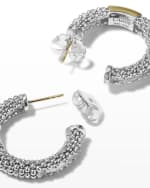 Image 3 of 5: LAGOS High Bar Hoop Earrings, 27mm