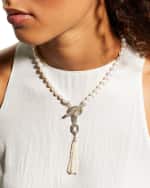 Image 2 of 5: LAGOS Luna Pearl Tassel Pendant Necklace