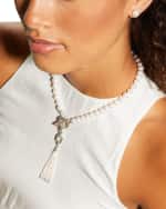 Image 5 of 5: LAGOS Luna Pearl Tassel Pendant Necklace