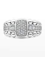Image 1 of 4: LAGOS Caviar Spark Pave Diamond Ring