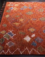Image 2 of 5: Lauren Ralph Lauren Nahla Currant Hand-Knotted Rug, 2' x 8'