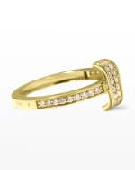 Image 3 of 5: LAGOS Color Switch 18k Gold and Diamond Ceramic Ring Set